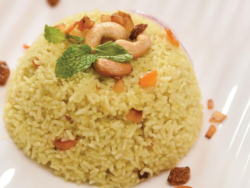 Plain Spiced Rice Dish