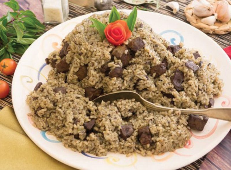 Liver and Giblets rice dish