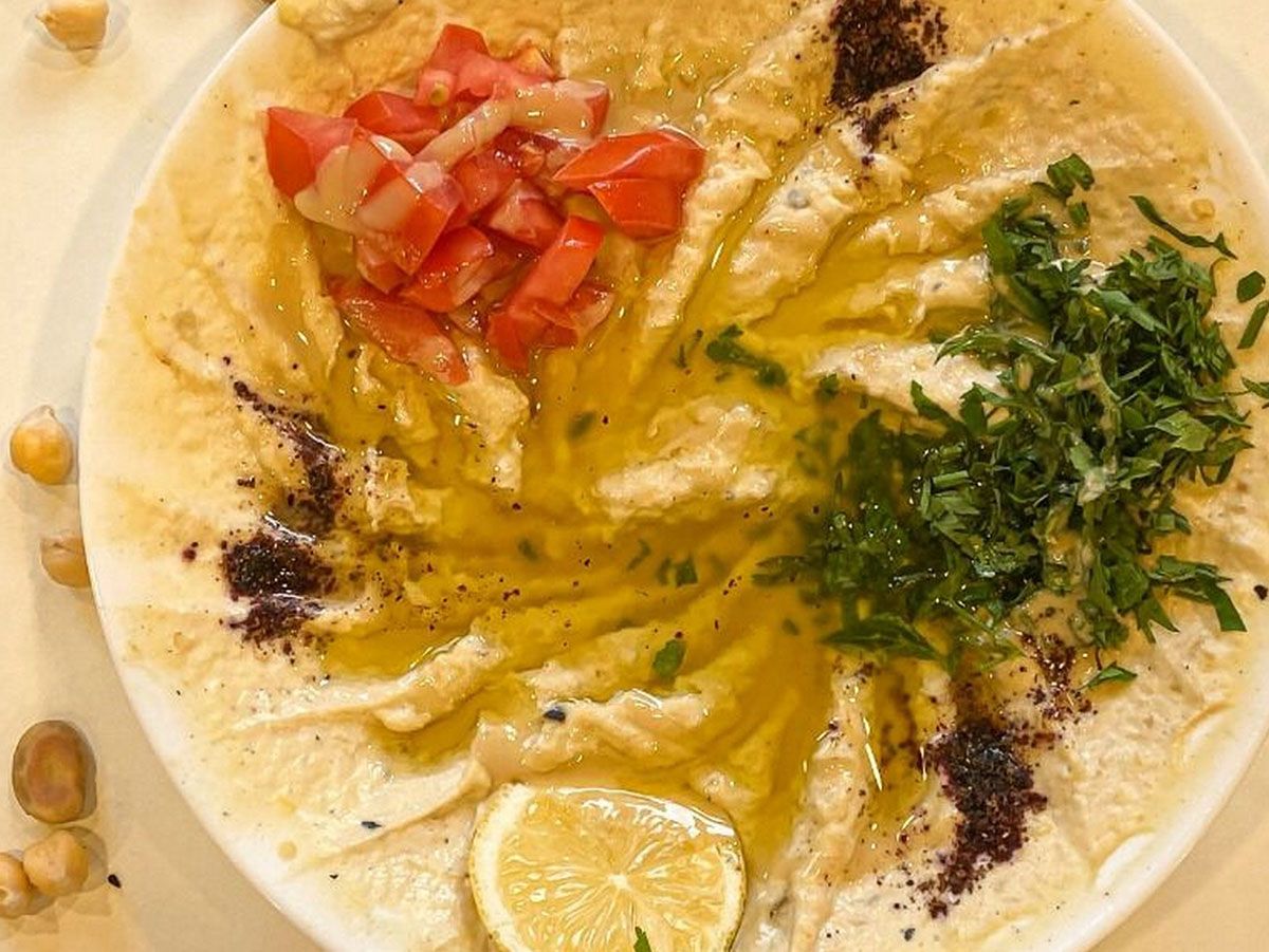 Baba Ghanoush dip box with tahini