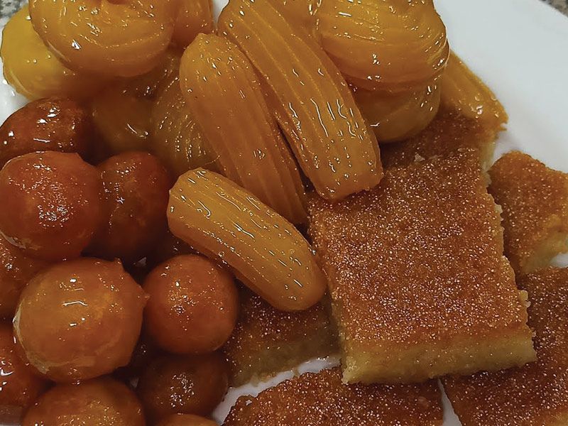 Mixed Oriental Dessert Plate