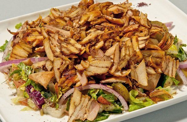 Arabic Chicken Shawarma Plate
