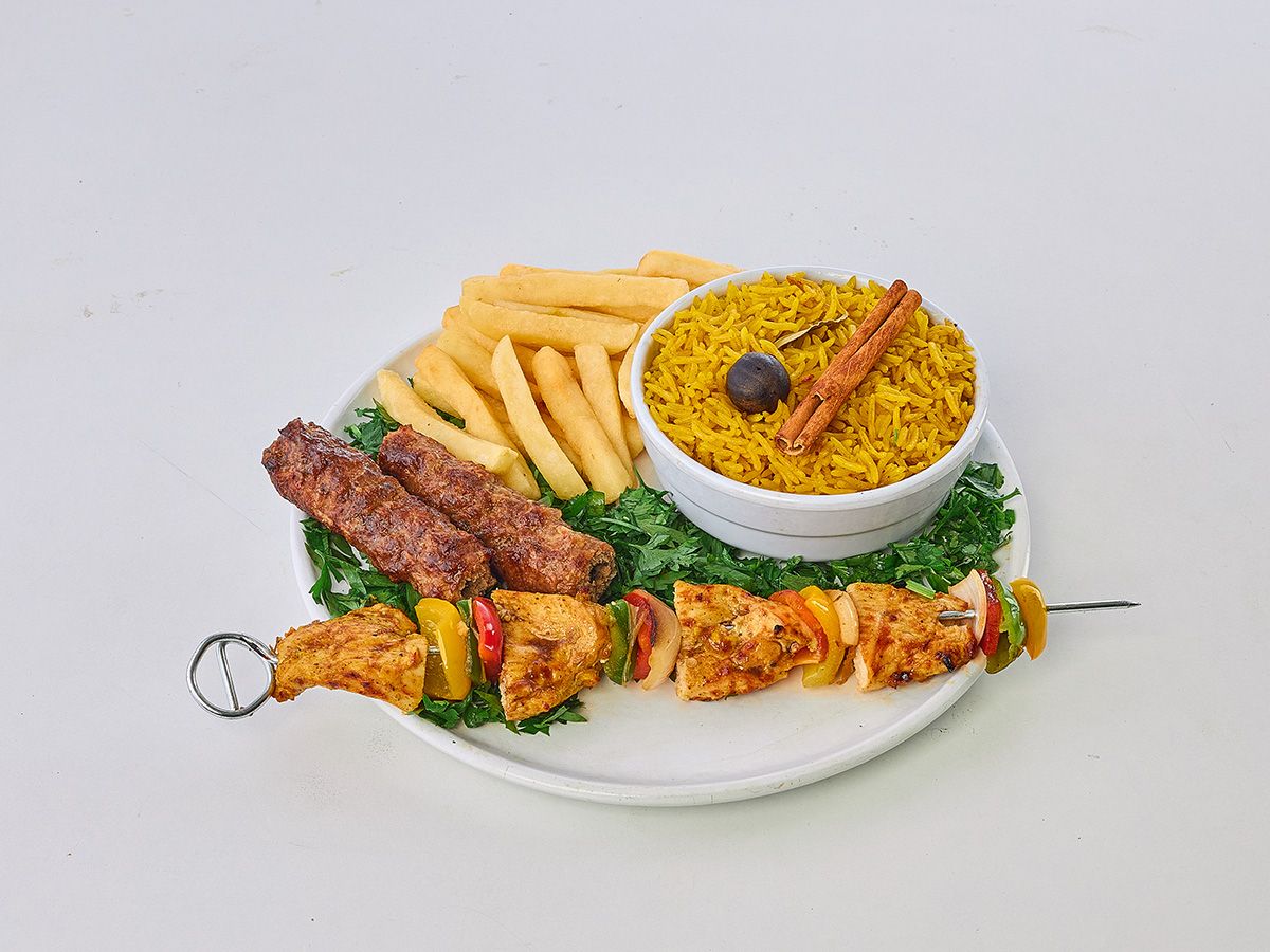 Kofta And Shish Tawook Dish