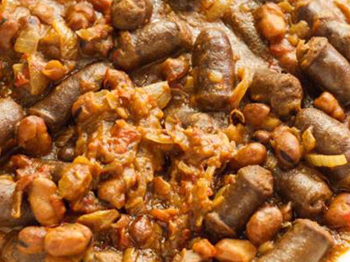 Foul Dish (Liver-Sausage _HotDog _ Pastrami )