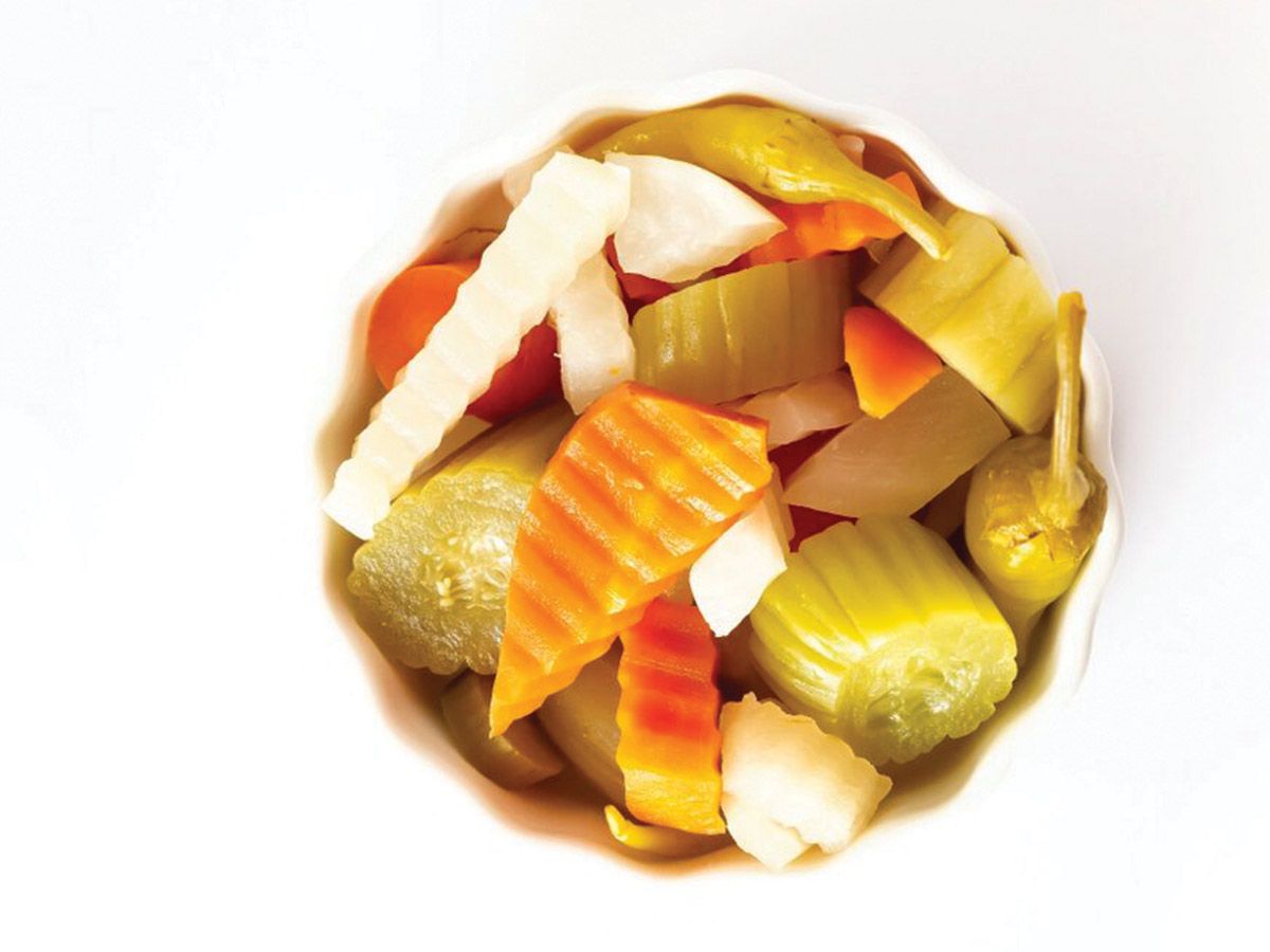 Mix pickles Platter