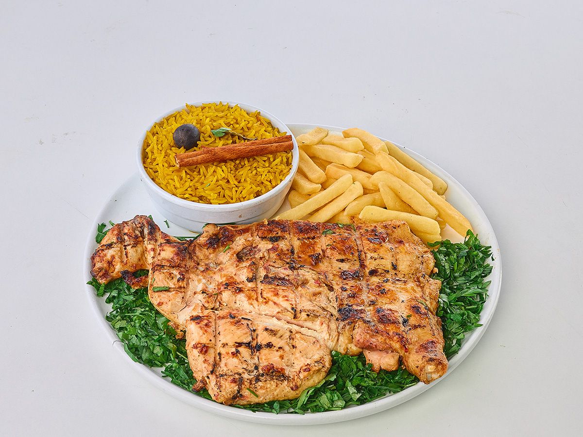 Half Grilled Chicken Plate
