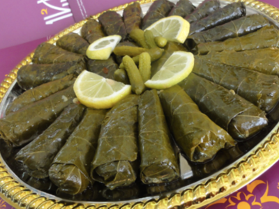 large vine leaves