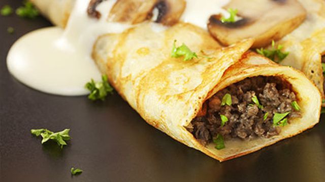 Beef Shawarma Crepe