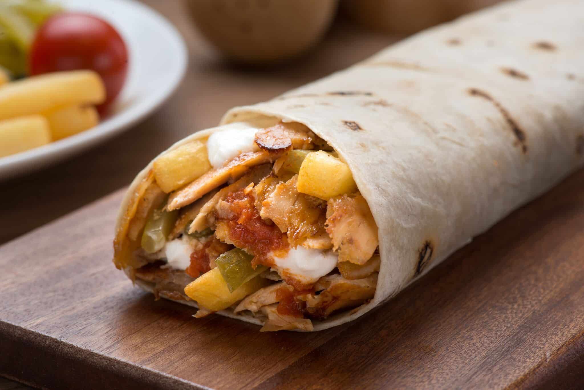 Syrian Potatoes Sandwich