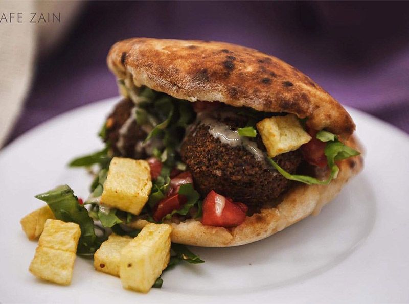 Alexandrian Stuffed Taamia Sandwich