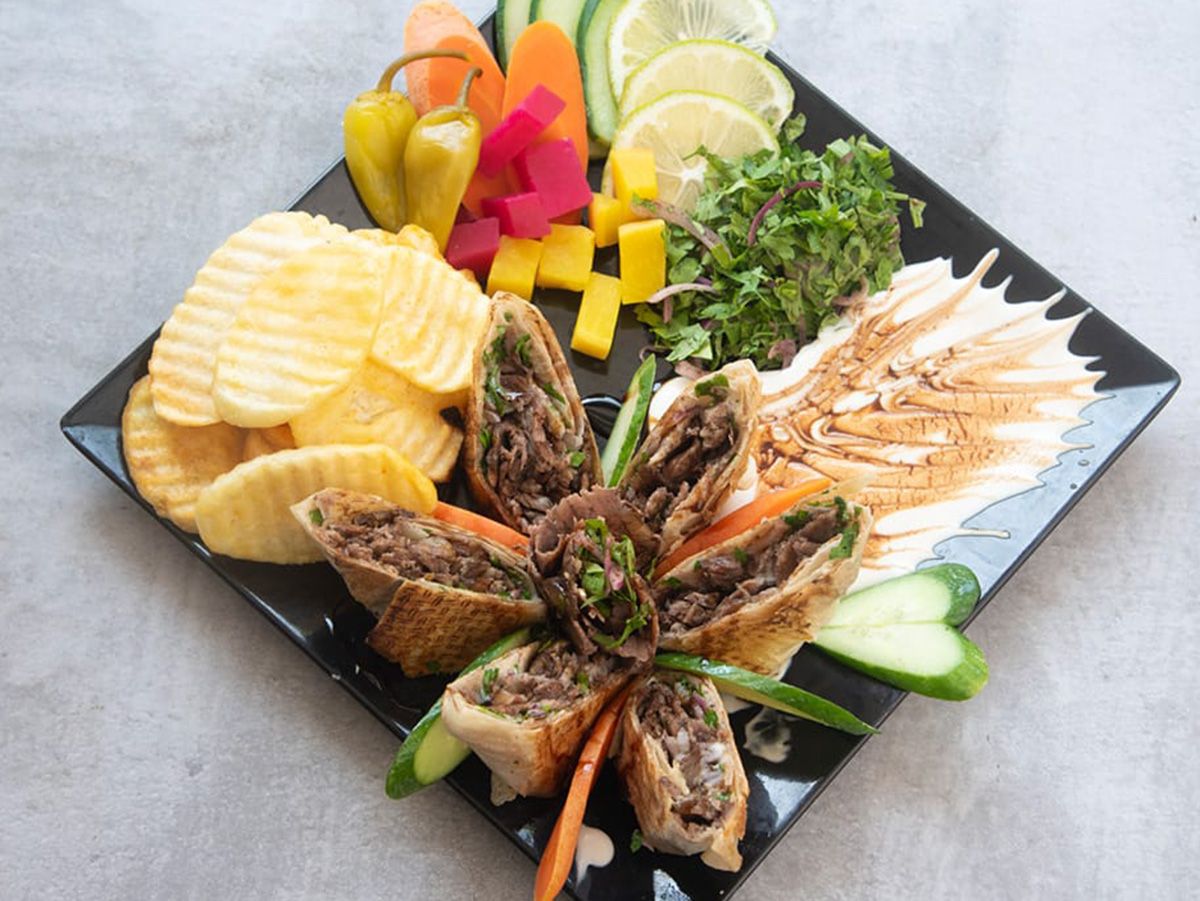 Arabic Meat Shawarma Meal