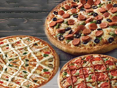 3 Large Pizza Offer