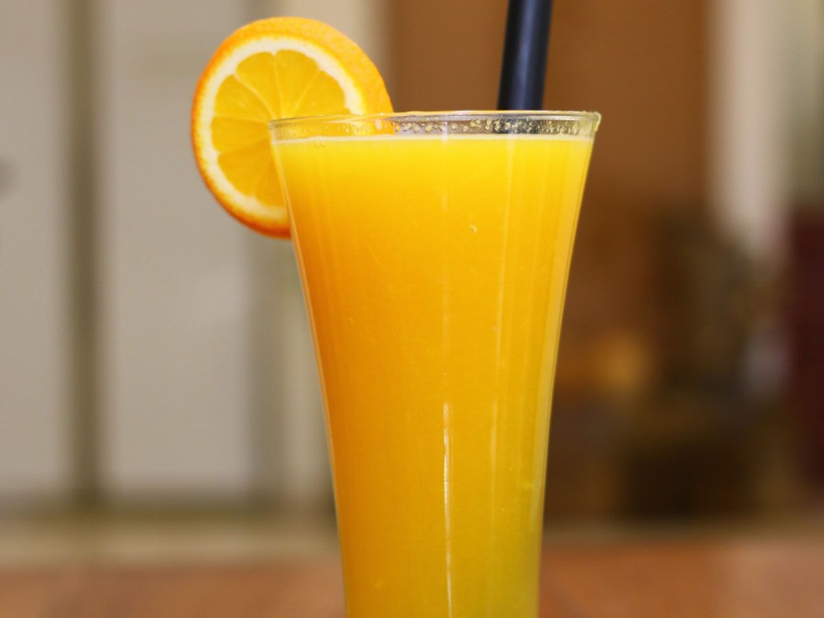fresh ORANGE juice