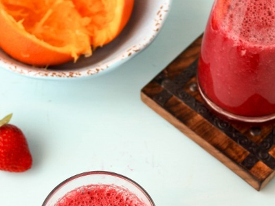 Fresh Orange with Beetroot Juice