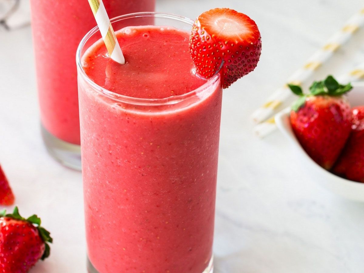 fresh STRAWBERRY juice