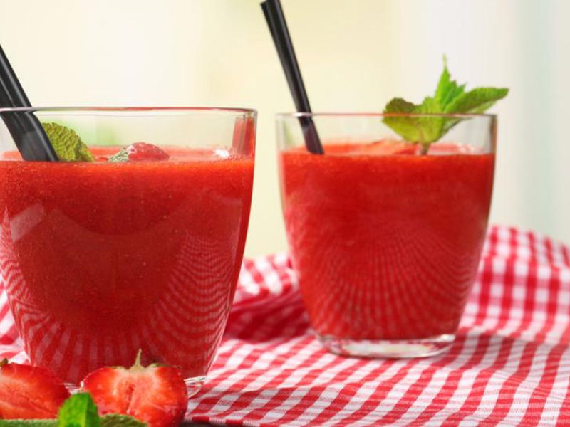 Plain Strawberry juice