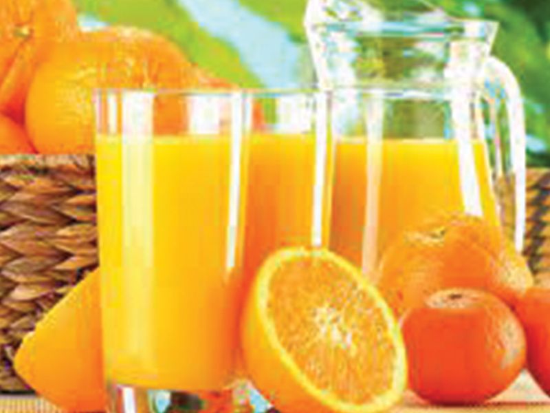 Cane With Orange