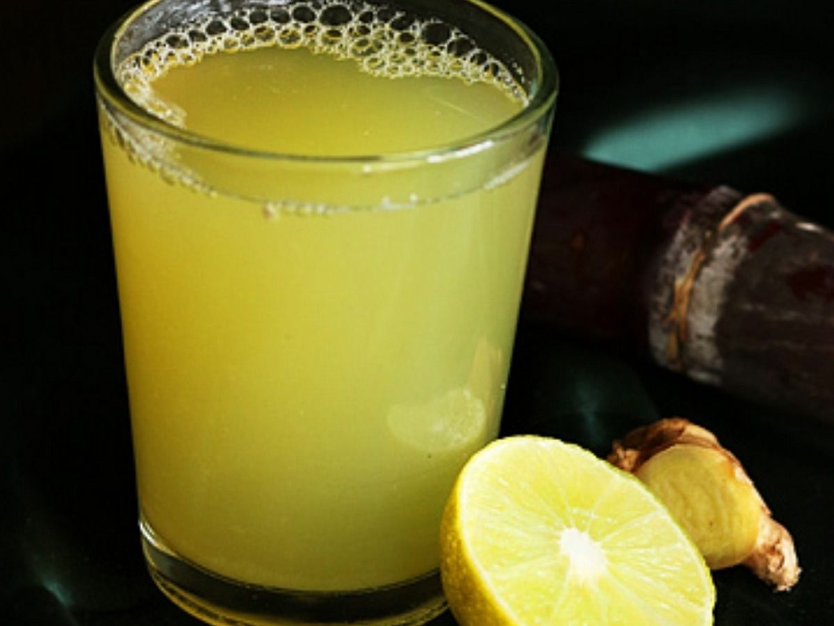 Oriental Sugarcane with orange Juice