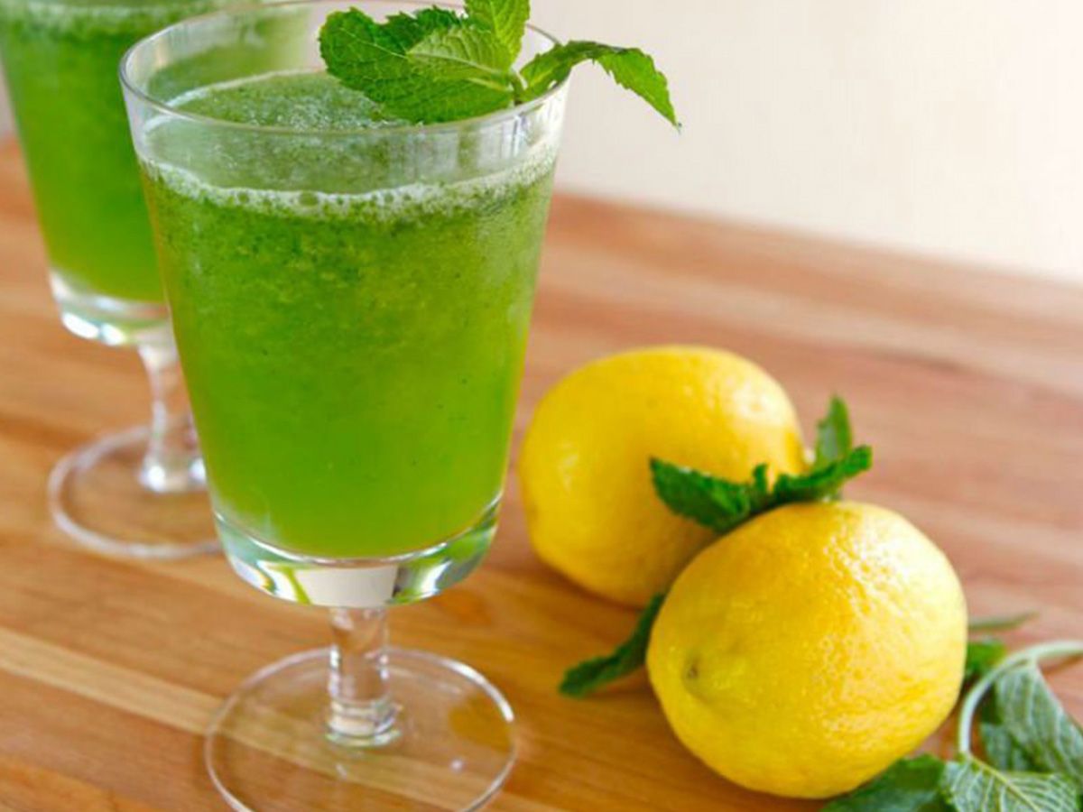 Fresh lemon With Mint Juice
