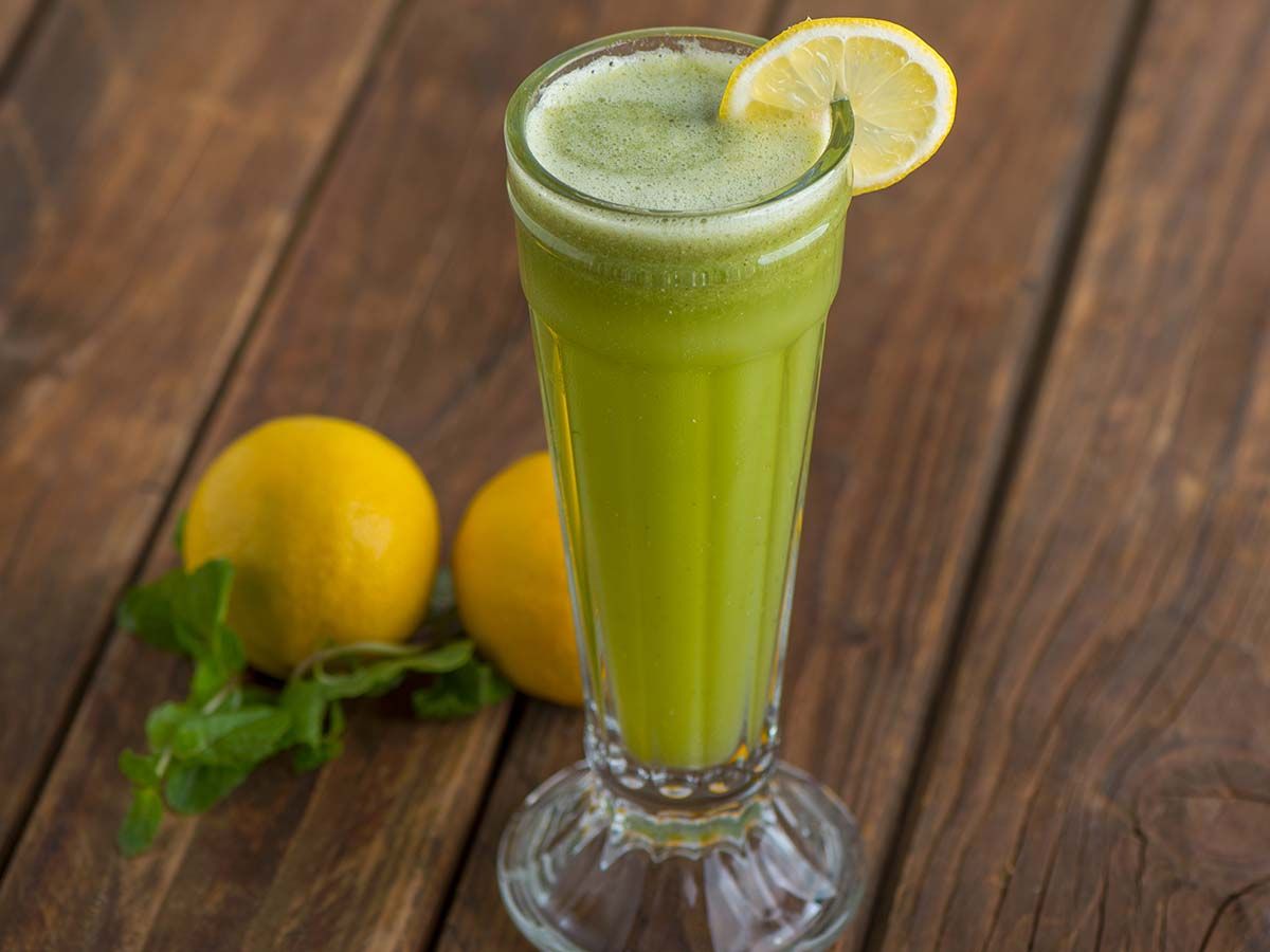 fresh Mint lemon juice