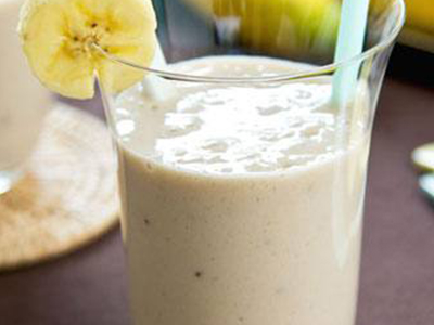 Banana With Milk Juice