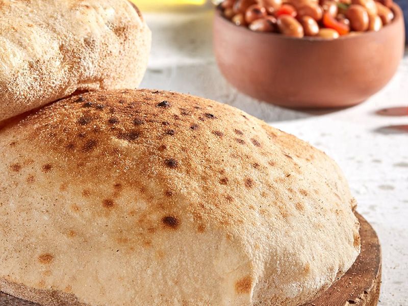 3 Baladi Bread Loaves