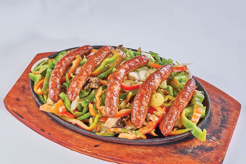 Fajita Sausage Plate