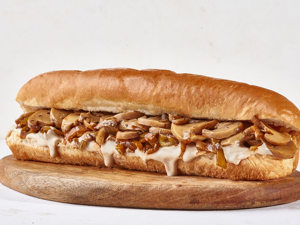 Mushroom Fajita Sandwich