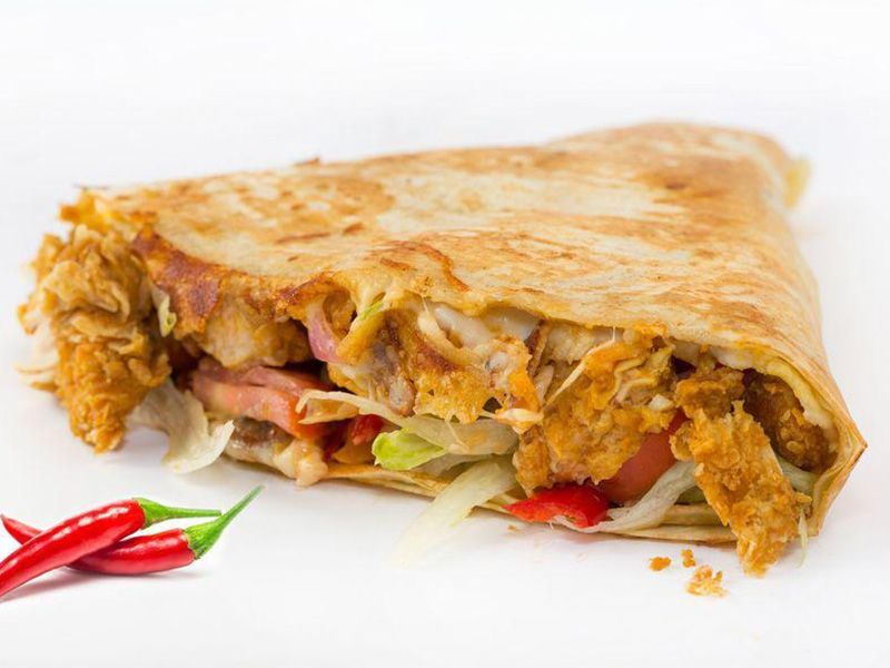 Chicken Fajita Crepe
