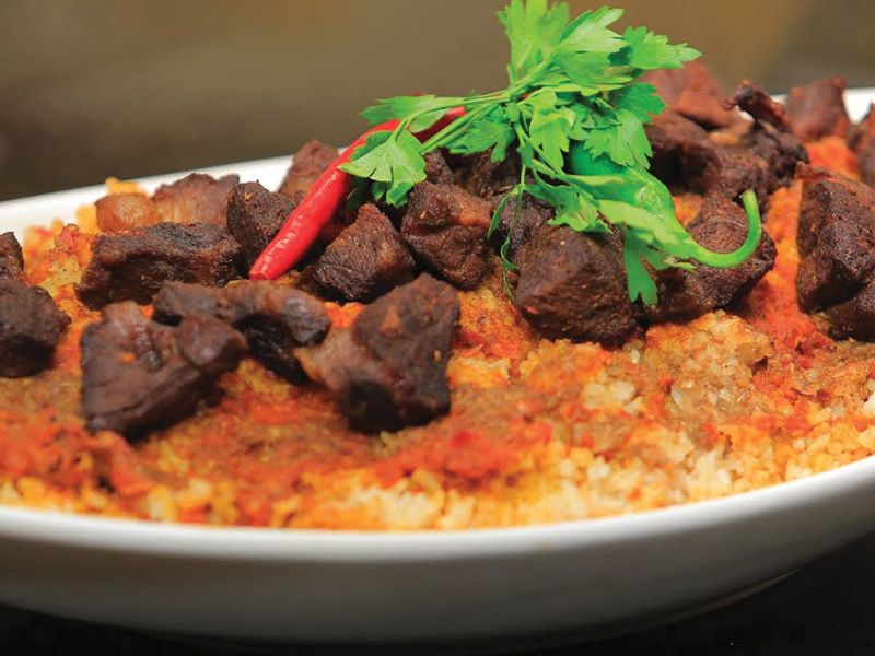 Meat Fatteh Platter