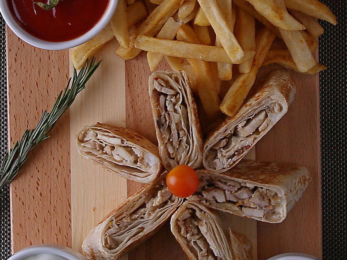 Arabic Chicken Shawarma sandwich
