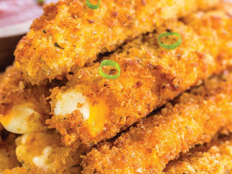 Fried Mozzarella Cheese