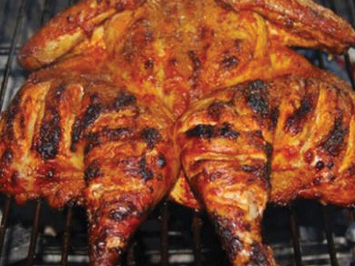 Charcoal Grilled chicken