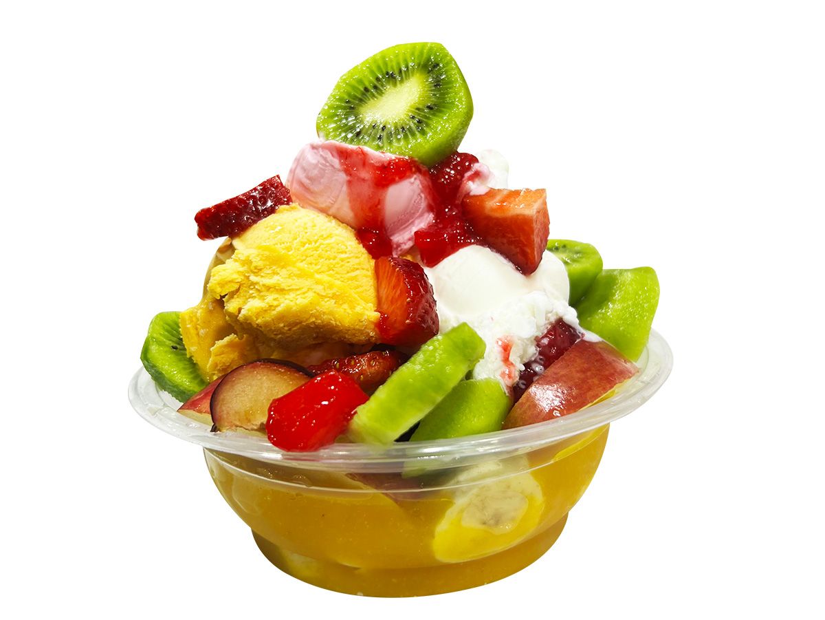 Ice Cream Fruit Salad