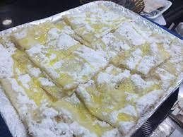 Sugar and milk pastry pie