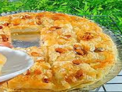 Milk Pudding Sweet Stuffed Pie