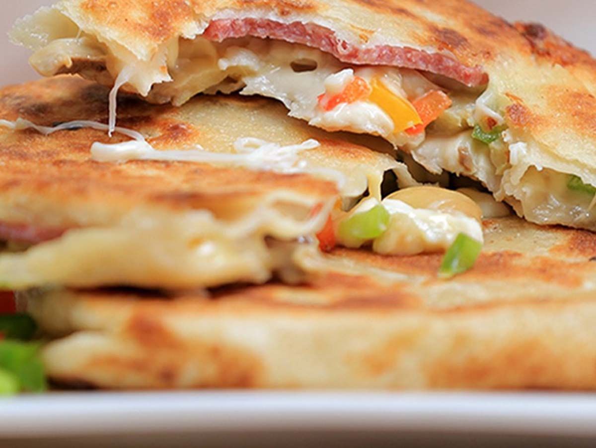Salami Savory pie
