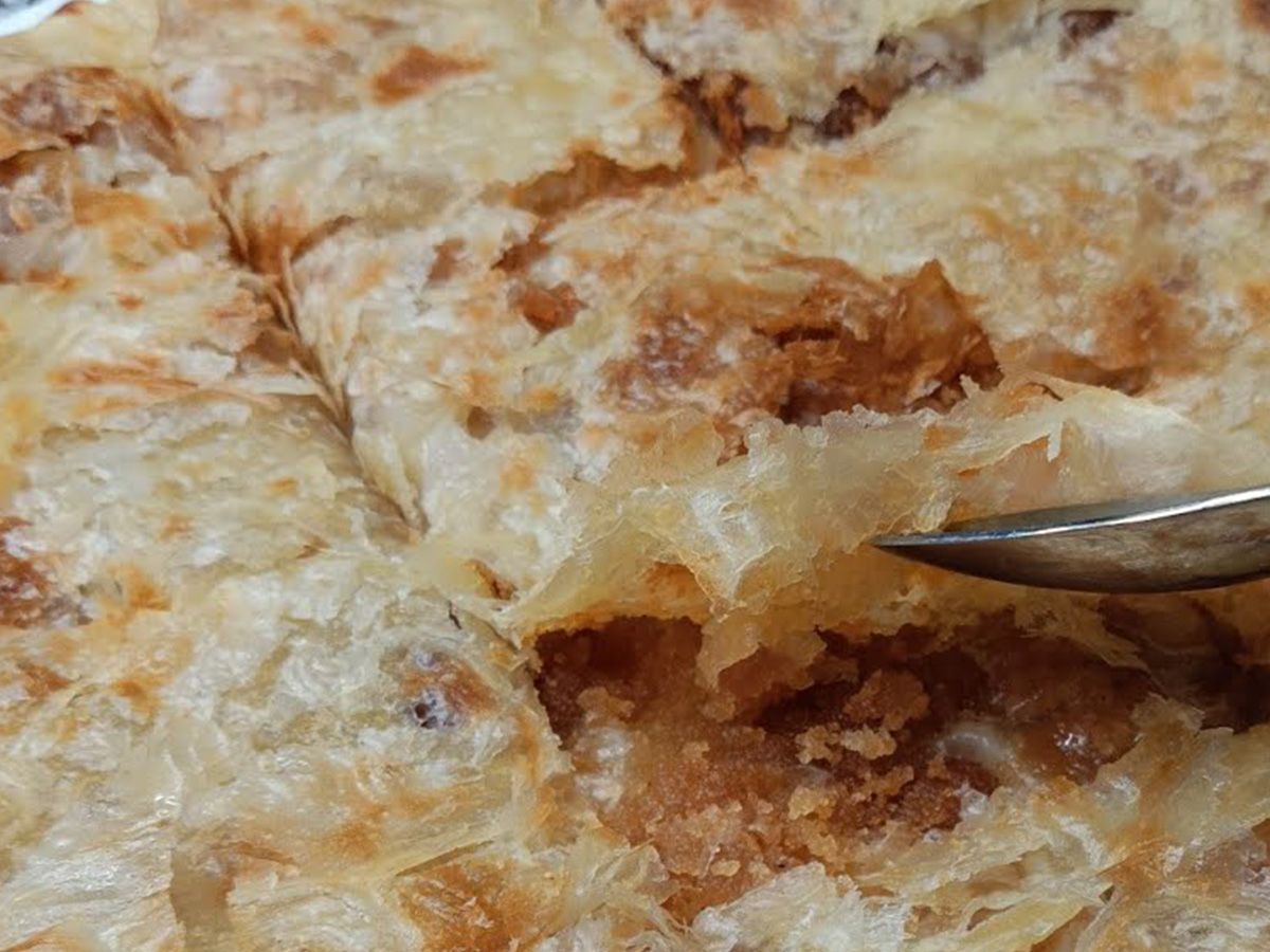 Basbousa Sweet Stuffed Pie