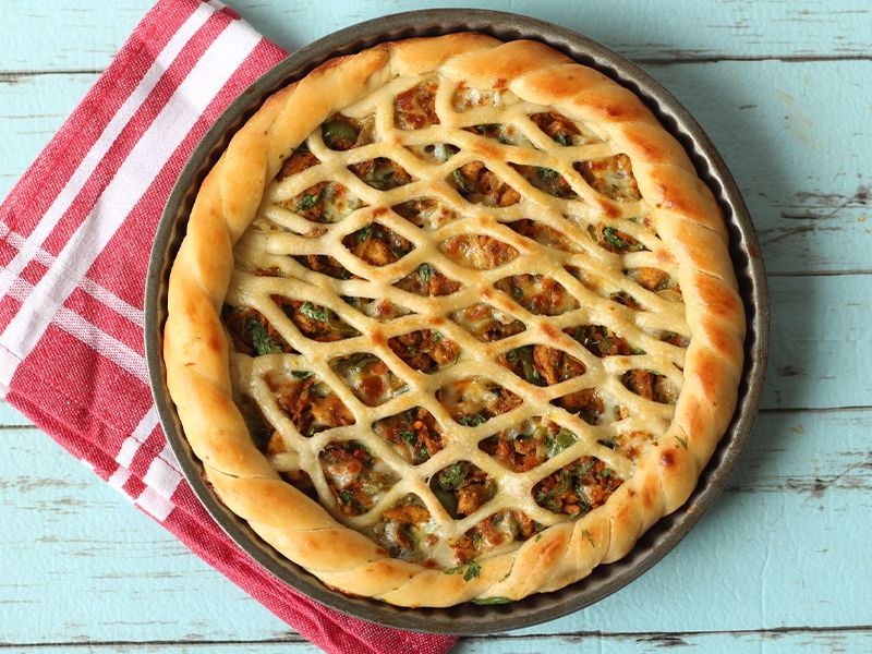 Meat Shawerma Oriental Pizza