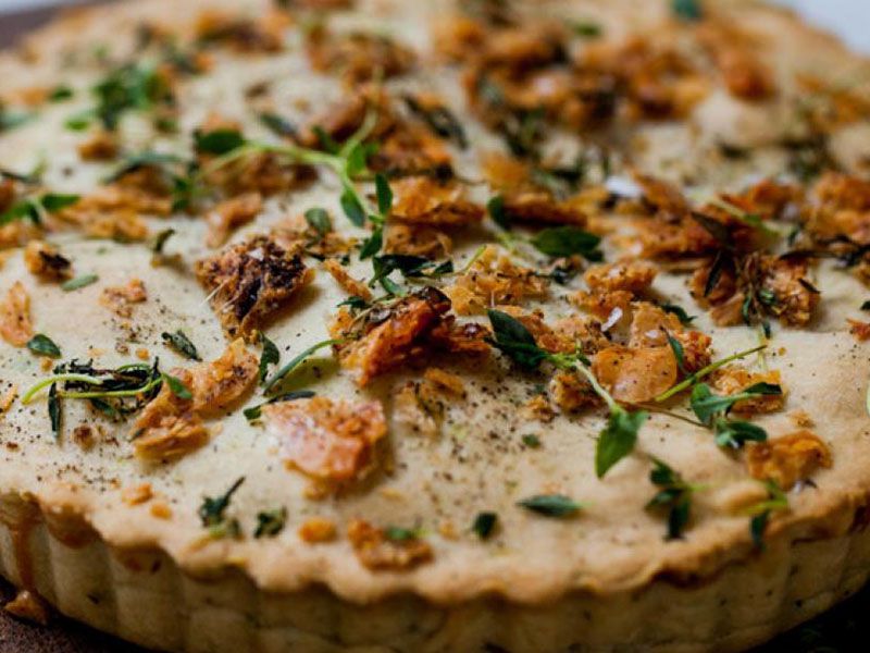 Vegetables And Mushroom Pie