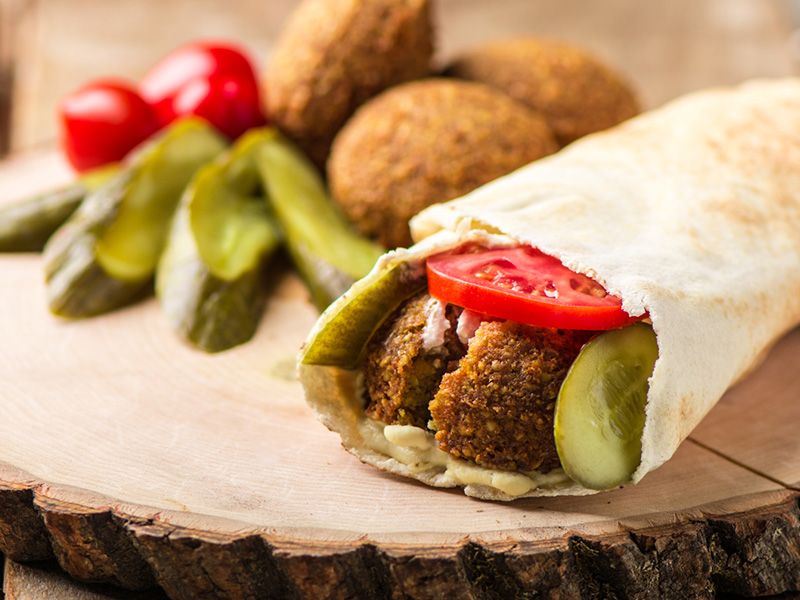 Falafel Chips Sandwich
