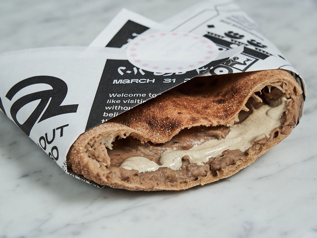 Foul With Omlette Sandwich