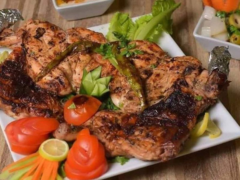 Whole Plain Charcoal Grilled Chicken Meal