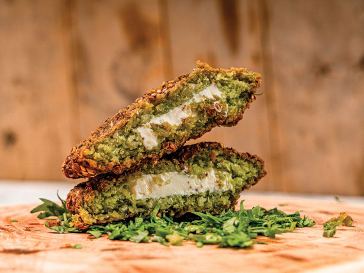 Falafel With Kiri Patty
