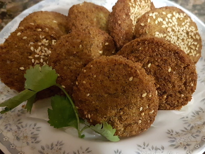 Falafel Patty With Pastrami