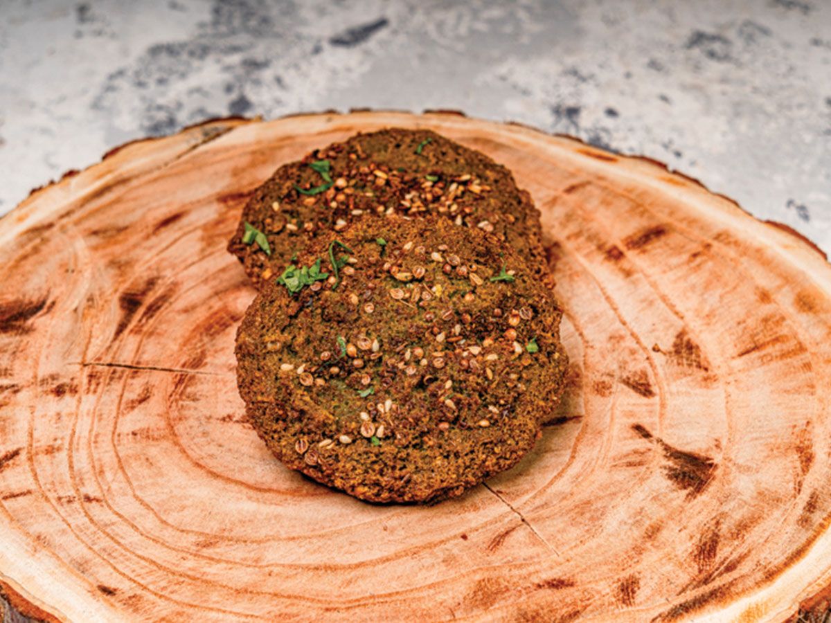 Stuffed Falafel Patty