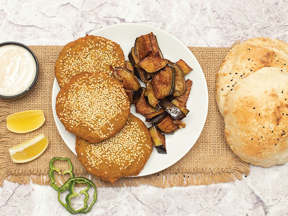 stuffed Falafel Patty