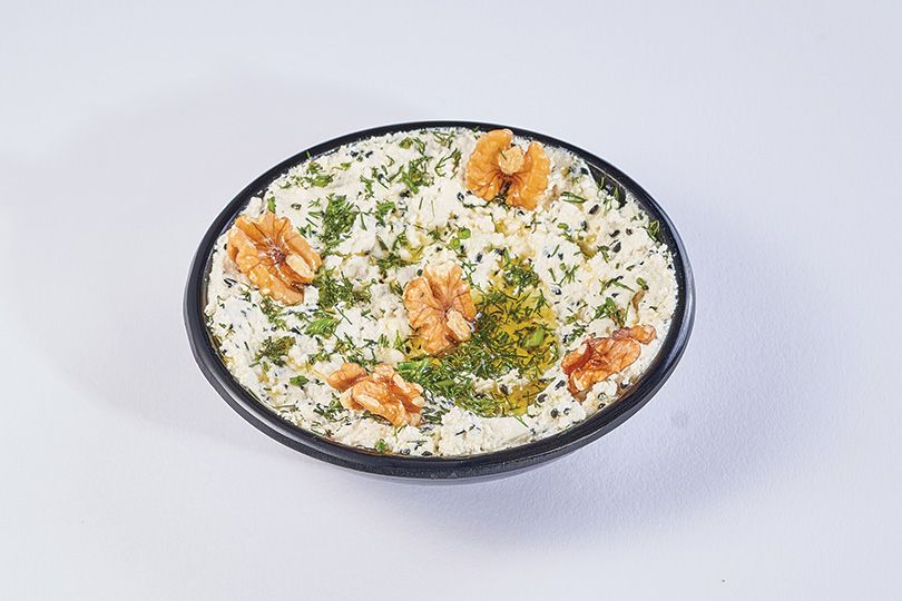Cottage Cheese with Walnuts