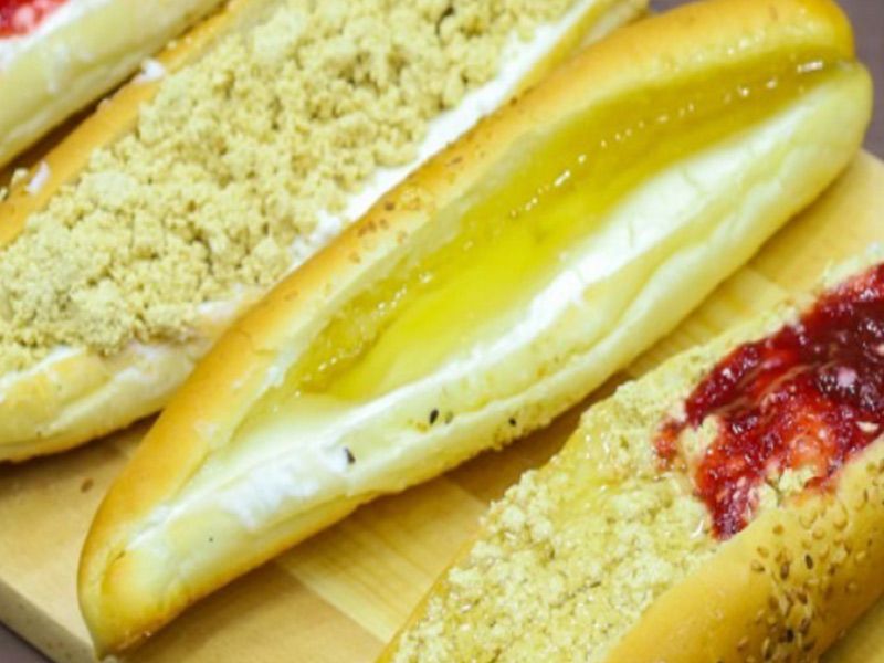 Cream with Honey Sandwich