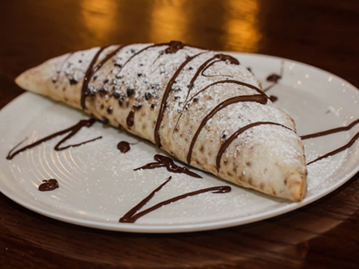 Chocolate Calzone Pizza