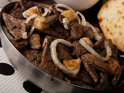 Grilled liver pan